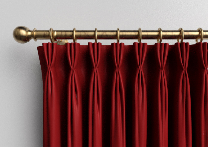 Shima Faux Silk, Wine - Made to Measure Curtains - Image 11